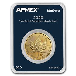 2020 Canada 1 oz Gold Maple Leaf (MintDirect? Single)