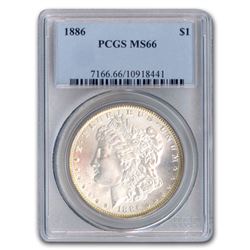 1886 Morgan Dollar MS-66 PCGS