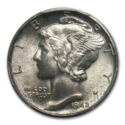 1942-D Mercury Dime MS-67+ PCGS (FB)