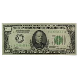1934-A (C-Philadelphia) $500 FRN XF