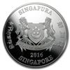 Image 2 : 2016 Singapore 1 kilo Silver Year of the Monkey Proof-Like