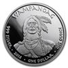Image 1 : 2018 1 oz Silver State Dollars Rhode Island Shark Proof