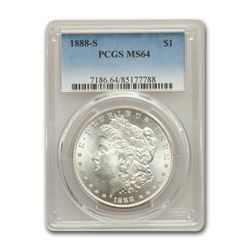 1888-S Morgan Dollar MS-64 PCGS