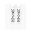 Image 1 : 4.52 ctw Oval Diamond Earrings 18K White Gold