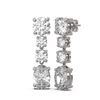 Image 2 : 4.52 ctw Oval Diamond Earrings 18K White Gold