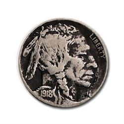 1918-D Buffalo Nickel VF Details