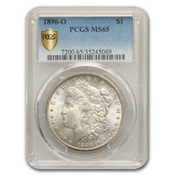 1890-O Morgan Dollar MS-65 PCGS