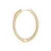Image 3 : 1.75 ctw Diamond VS/SI 30 MM Hoop Earrings 14k Yellow Gold
