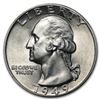 Image 1 : 1949-D Washington Quarter BU