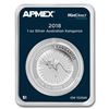Image 1 : 2018 AUS 1 oz Silver Kangaroo (MintDirect? Premier Single)