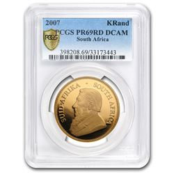 2007 South Africa 1 oz Gold Krugerrand PR-69 PCGS
