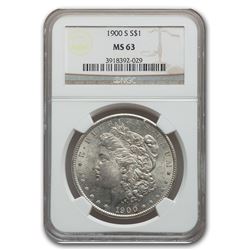 1900-S Morgan Dollar MS-63 NGC