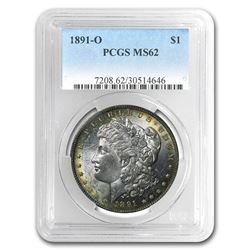 1891-O Morgan Dollar MS-62 PCGS