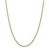 Image 1 : 14k Gold 2.5 mm Handmade Regular Rope Chain Necklace - 24 in.