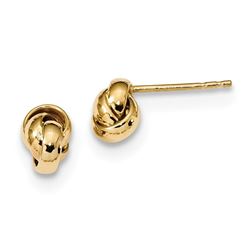 14k Gold Polished Post Earrings