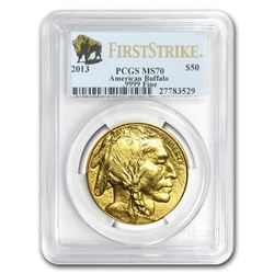 2013 1 oz Gold Buffalo MS-70 PCGS (FirstStrike?)