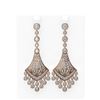 Image 1 : 9.78 ctw Diamond Earrings 18K Rose Gold