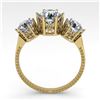 Image 3 : 2 ctw Past Present Future Certified VS/SI Diamond Ring 18k Yellow Gold