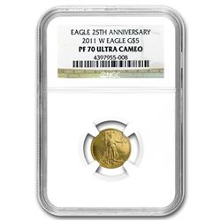 2011-W 1/10 oz Proof Gold American Eagle PF-70 NGC