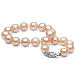 Pink Freshwater Pearl Bracelet, 7.5-8.0mm