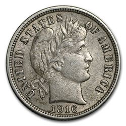 1916 Barber Dime AU