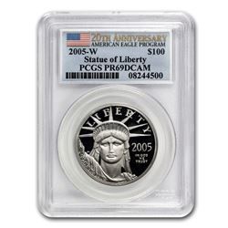 2005-W 1 oz Proof Platinum American Eagle PR-69 PCGS