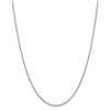 Image 1 : 14k White Gold 1.67 mm Cable Chain - 18 in.