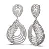 Image 2 : 8.83 ctw Diamond Earrings 18K White Gold