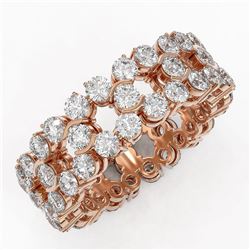 4.2 ctw Diamond Designer Ring 18K Rose Gold