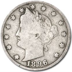 1896 Liberty Head V Nickel VG
