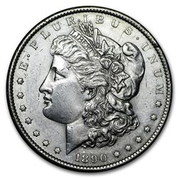 1890-S Morgan Dollar AU