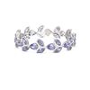 Image 3 : 31.02 ctw Tanzanite & Diamond Bracelet 18K White Gold