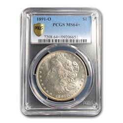 1891-O Morgan Dollar MS-64+ PCGS