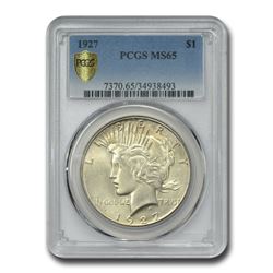 1927 Peace Dollar MS-65 PCGS