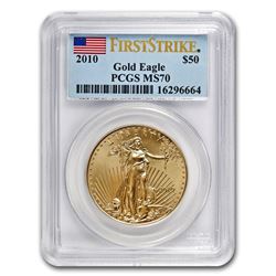 2010 1 oz Gold American Eagle MS-70 PCGS (FS)