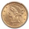 Image 2 : 1902 $5 Liberty Gold Half Eagle MS-64 PCGS