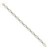 Image 1 : 10kt Yellow Gold Round Diamond Link Fashion Bracelet 1/3 Cttw