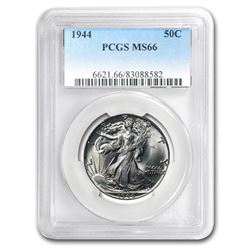 1944 Walking Liberty Half Dollar MS-66 PCGS