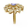 Image 2 : 2.92 ctw Tanzanite & Diamond Ring 18K Yellow Gold