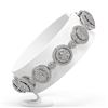 Image 2 : 10.5 ctw Diamond Designer Bracelet 18K White Gold