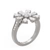 Image 1 : 3 ctw Diamond Ring 18K White Gold