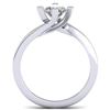 Image 3 : 1 ctw Certified VS/SI Diamond Solitaire Ring 14k White Gold