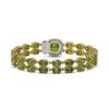 Image 3 : 17.35 ctw Tourmaline & Diamond Bracelet 14K Yellow Gold