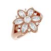 Image 3 : 2.07 ctw Diamond Ring 18K Rose Gold