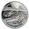 Image 1 : 2018 Benin 5 oz Silver 5,000 Francs Precious Nature Crocodile