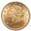 Image 2 : 1904 $20 Liberty Gold Double Eagle MS-64+ PCGS