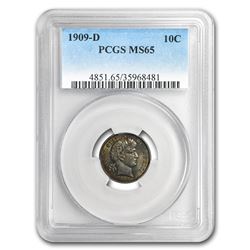 1909-D Barber Dime MS-65 PCGS