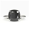 Image 1 : 6 ctw Black Diamond Designer Engagment RNG 18k White Gold