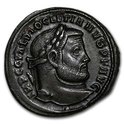 Roman Empire Emperor Diocletian Follis (284-305 AD)