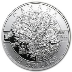 2014 Canada 1/2 oz Silver O Canada Down By the Old Maple Tree